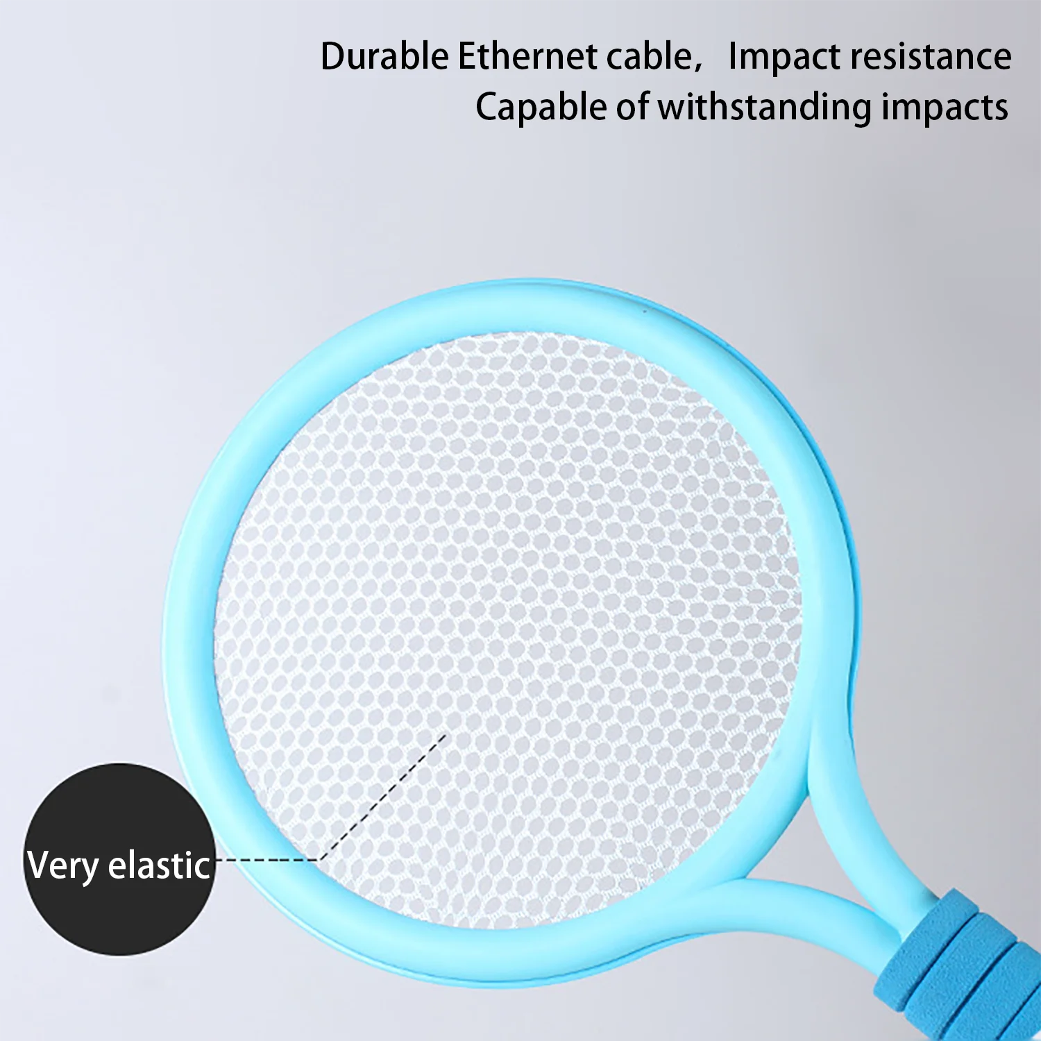 배드민턴 라켓 2 개, 야외 스포츠 및 레저 배드민턴 테니스, 부모 자녀 상호 작용 장난감 2 개 (무작위 색상)