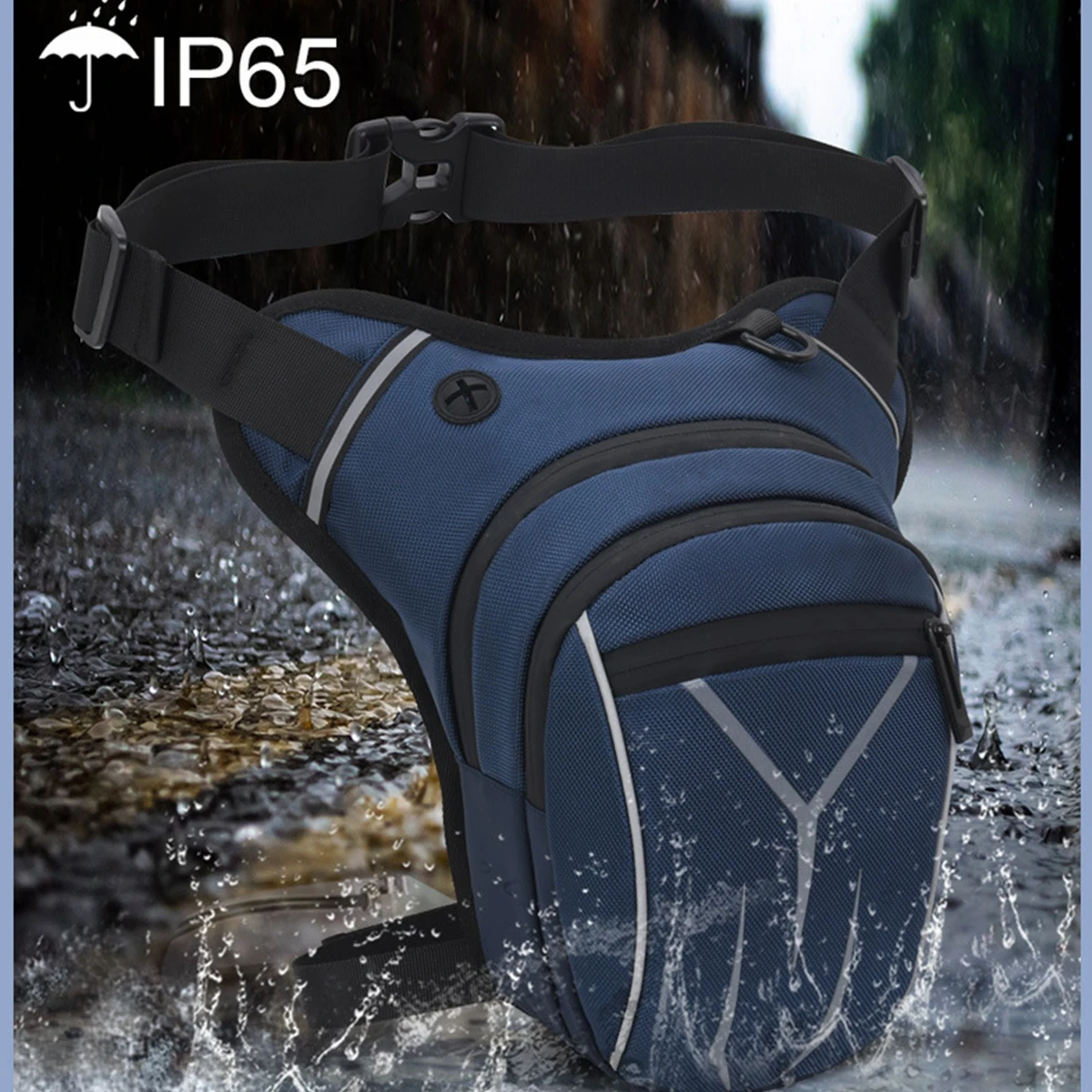 Waterproof Drop Leg Bag Thigh Hip Bum Belt Leg Waist Bags Travel Tour Riding Motorcycle Fanny Pack Men Women Tactical Travel Bag