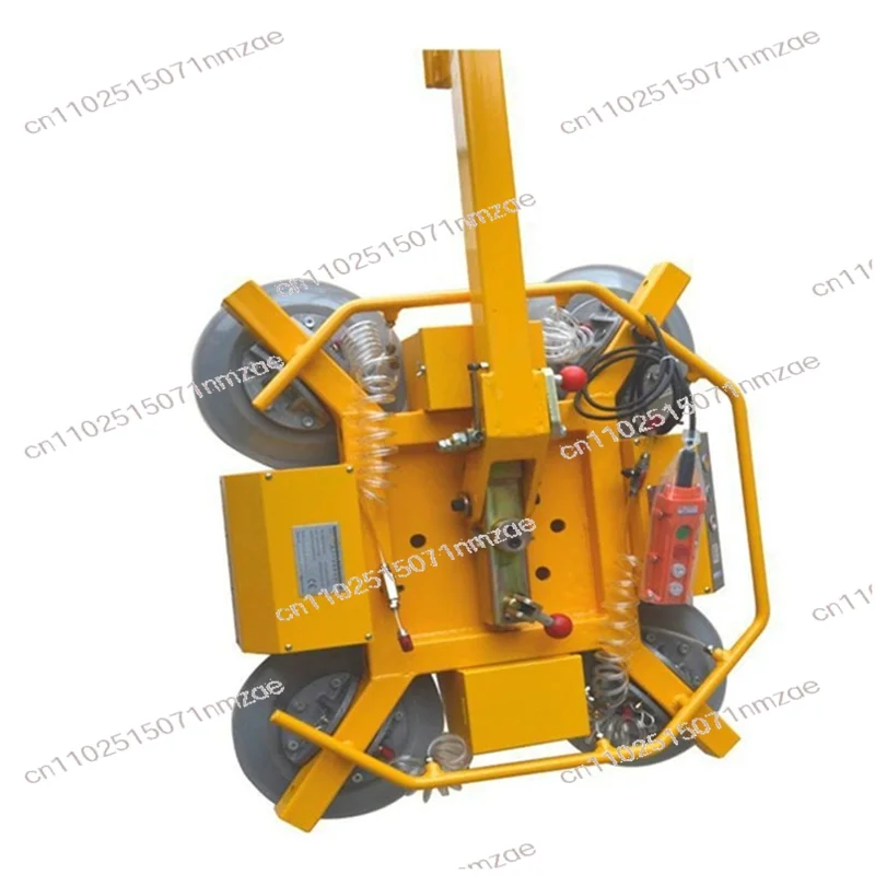 Electric Glass Vacuum Lifter 360° Rotation  Remote Control Glass Curtain Wall Suction Cup | 400KG Heavy-Duty Vacuum Lifting Tool