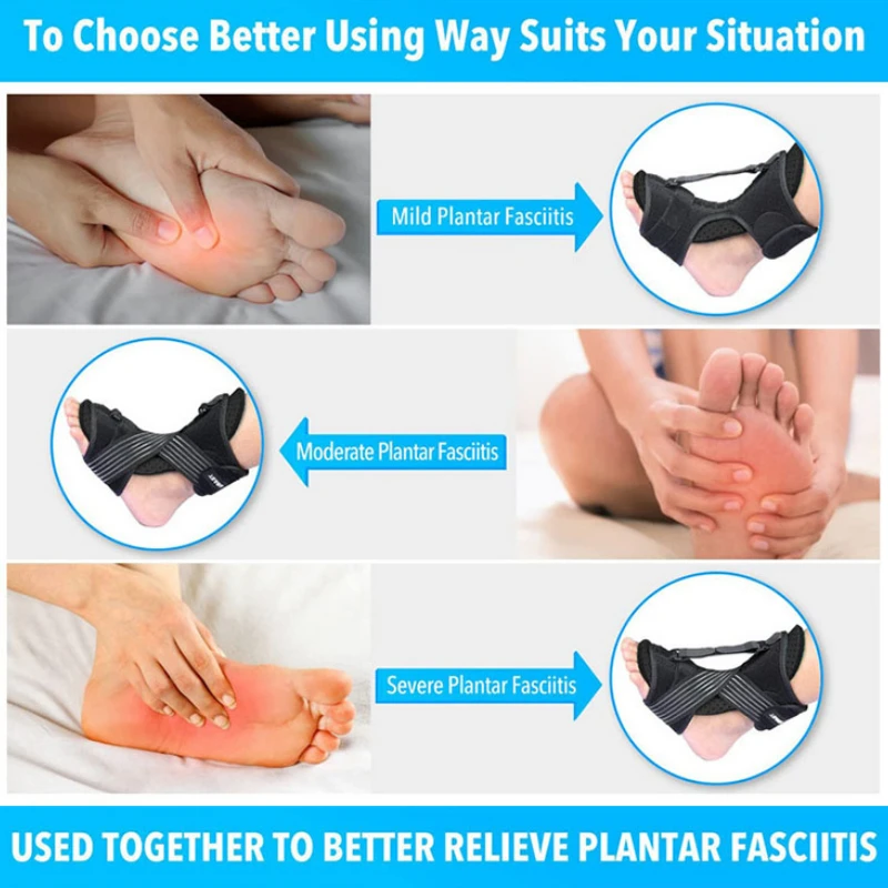 Compression Foot Drop Orthosis Varus Orthosis Plantar Fascia Rehabilitation Fixed Foot Rest Socks Bunion Corrector Feet Care