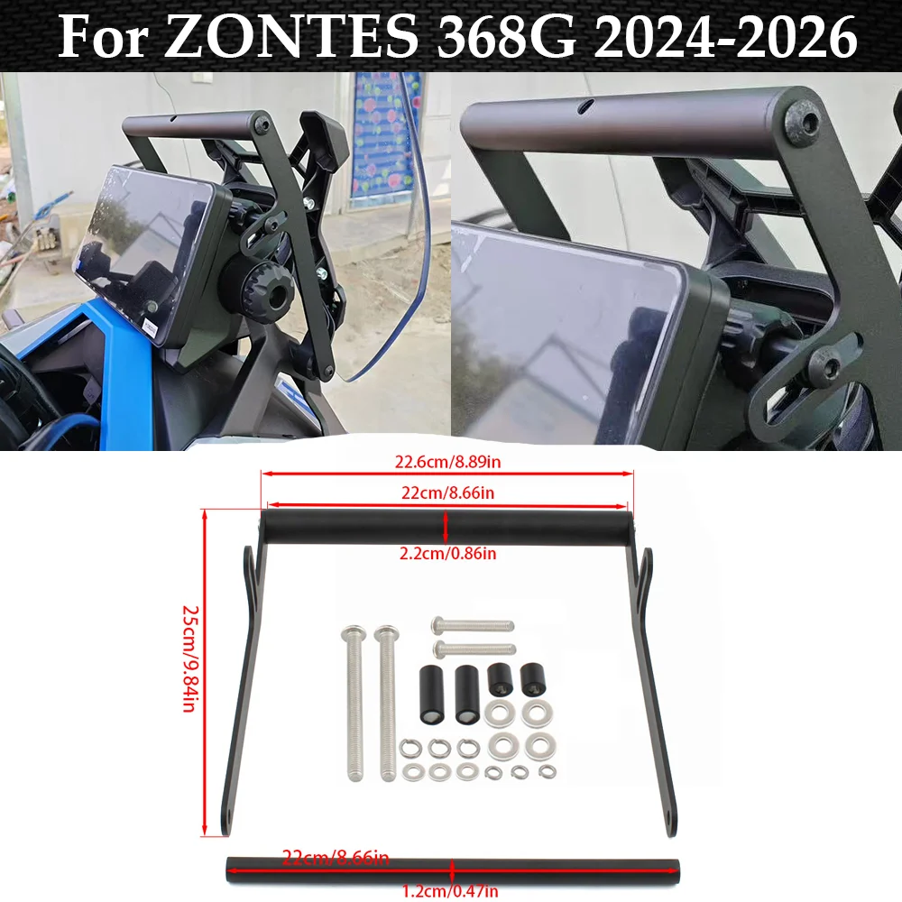 

2024-2026New 368G Navigation Bracket For ZONTES ZT 368G 368-G GPS Bracket ZT368G Mobile Phone Bracket Modified Accessories