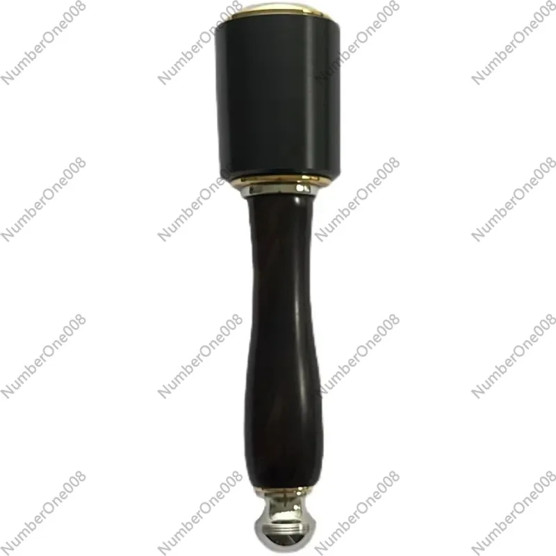 Handmade Leather Carving Hammer with Black Wood Handle