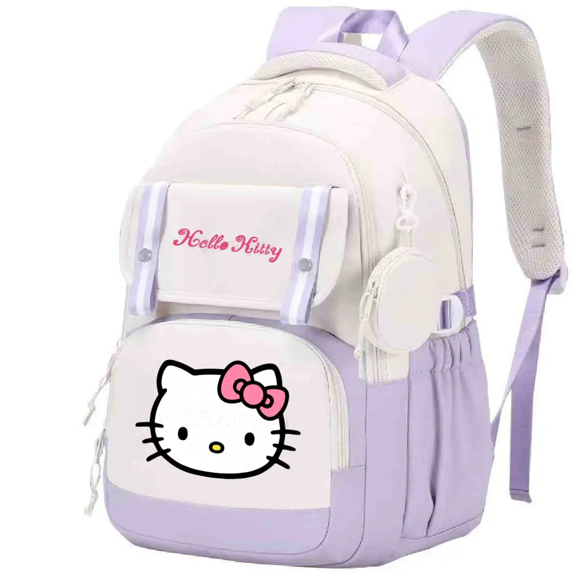 

Cute Hello Kitty Backpack Women Girls Large Capacity Ruckpack Teeneger Children Cartoon Book Bags Kawaii Hello Kitty Bags Gifts