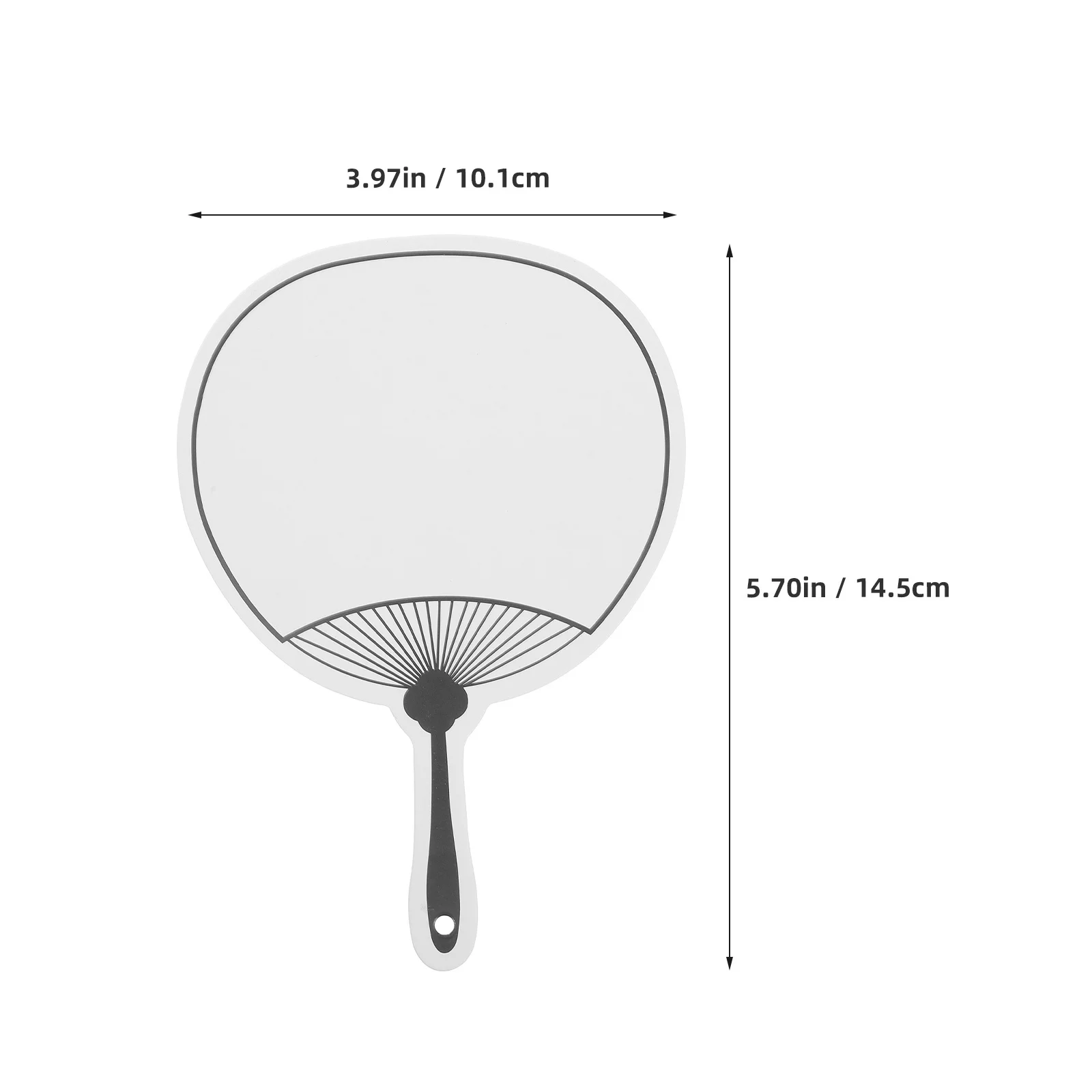 12Pcs Fan Shape White Cardstock Bookmarks DIY Craft Projects with Holes for Tassels and Strings Cardstock Bookmarks for DIY