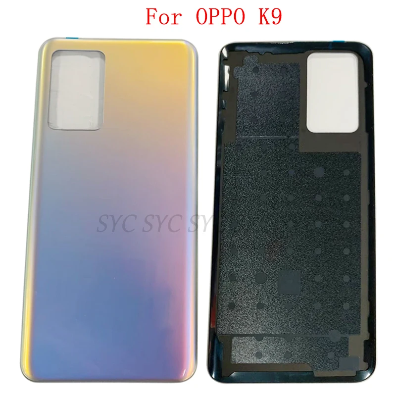 

Battery Cover Rear Door Case Housing For OPPO K9 Back Cover with Logo Repair Parts