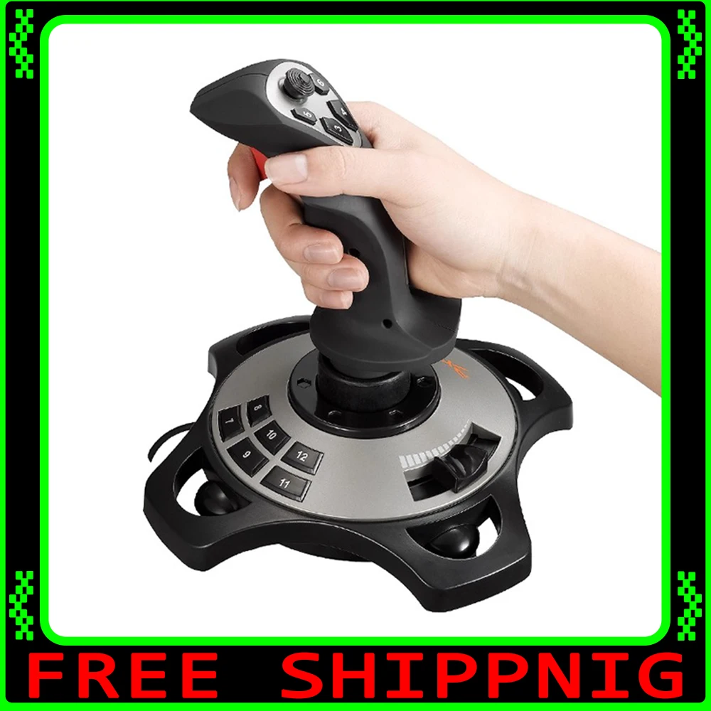 

PXN 2113 Pro, джойстик, симулятор полета, геймпад, контроллер, имитация полета для ПК, палка для кабины для ПК/настольных игр, аксессуары