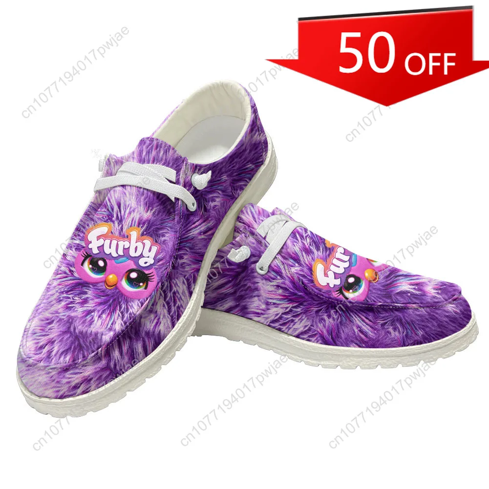 

Hasbro Furby Adult Version Flat Casual Shoes Mens Womans Outdoor Lightweight Customize Hiking Shoes