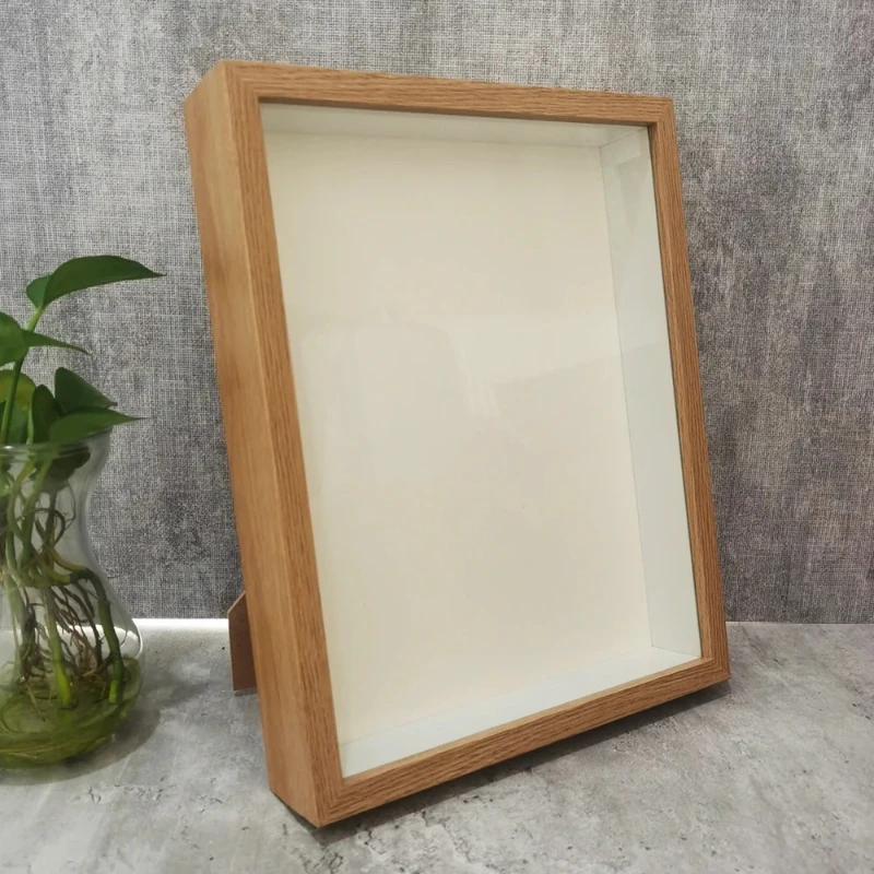 3cm Shadow Box Depth Wooden Photo Frame for Display