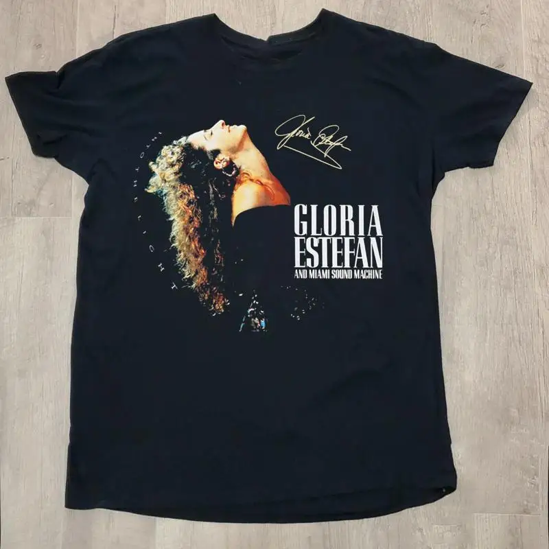 Gloria Estefan y Miami máquina de sonido firma música camiseta todas las tallas