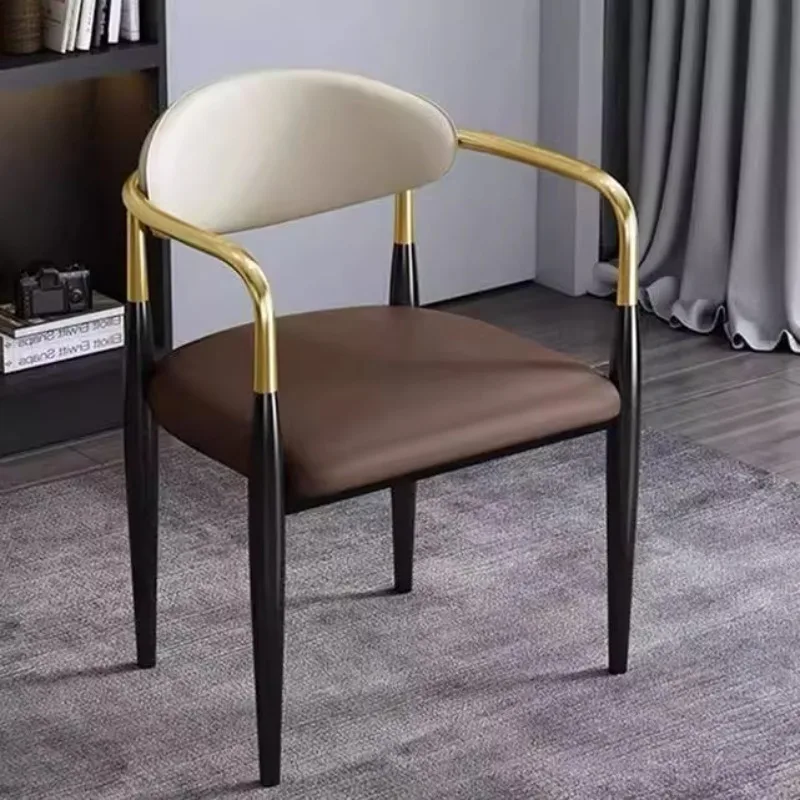 Simple Modern Café Chairs Scandinavian Metal Restaurant B&B Coffee Chairs Creativity Simple Café Furniture Tavolo Pranzo FYCC