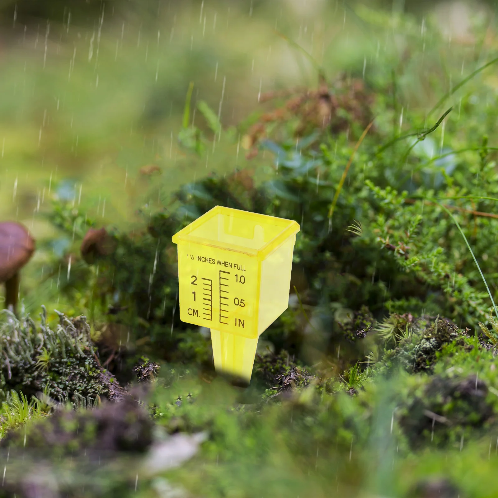 

10pcs Rain Gauge Outdoor Sprinkler Lawn Weather Meter Water Plastic Durable Practical Decor Rainfall Measurement Wide Mouth