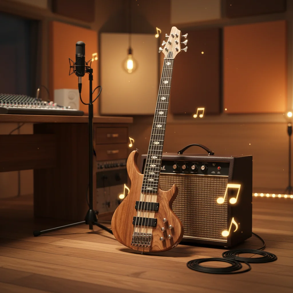 43 Inch 6 String Bass Guitar Professional Show Musical Instrument 24 Fret Maple Neck Natural Color Electric Bass