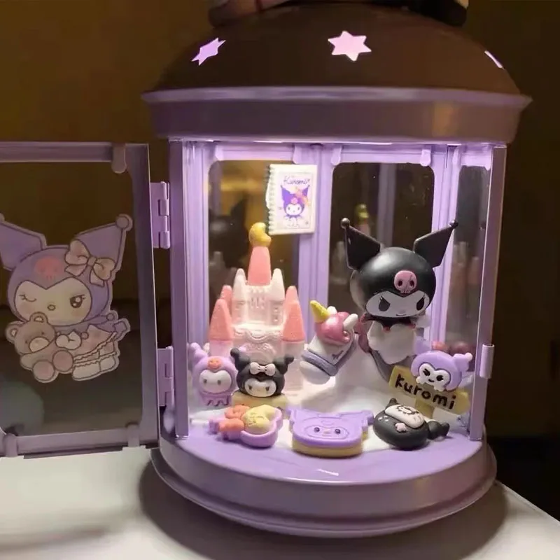 

Новинка 2025 года Kuromi My Melody Cinnamoroll, аниме-фигурка, ночник «сделай сам», мини-настольная лампа, кавайный декор для стола, подарок для девочек, хит продаж