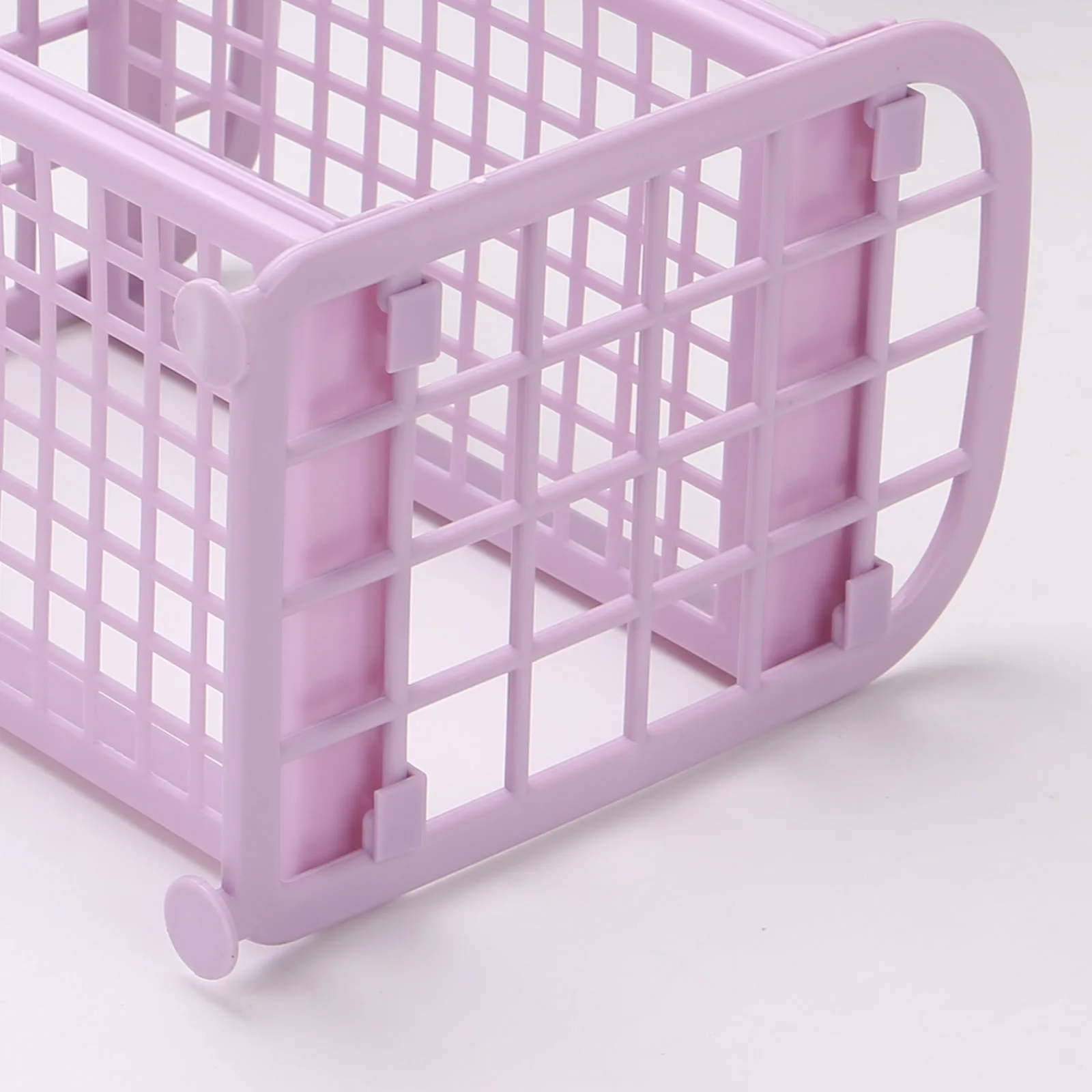 G Ins Desktop Double-layer Folding Storage Rack Foldable Dormitory Storage Artifact Free Installation Desk Girl Sundries Rack