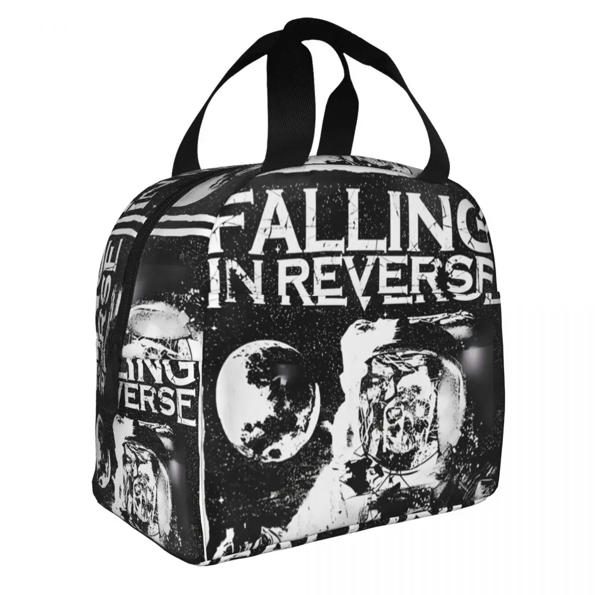 2024 New Food Pouch Astronaut Falling In Reverse Insulated Falling In Reverse Travel Lunch Boxes For Students School Office