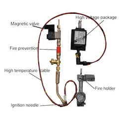 CNC flame cutting torch ignition device automatic igniter