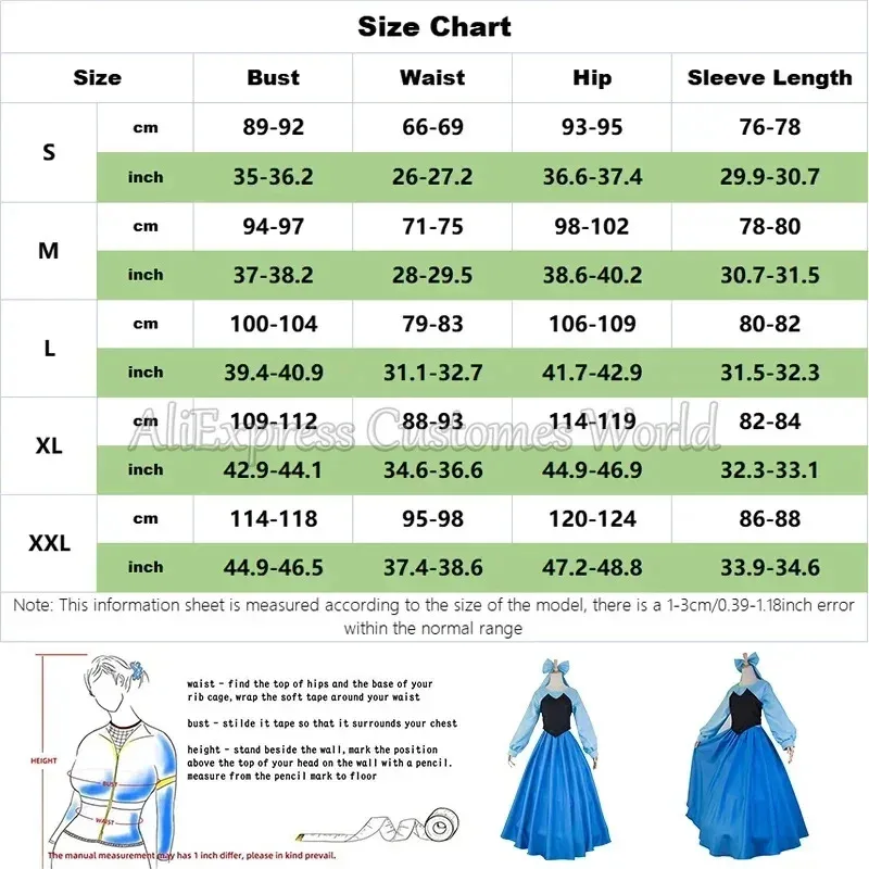 أزياء أنيمي أرييل الأميرة كوس حورية البحر الصغيرة أزياء تنكرية ملابس أرييل فستان الحفلات كرنفال الهالوين للبالغين للنساء