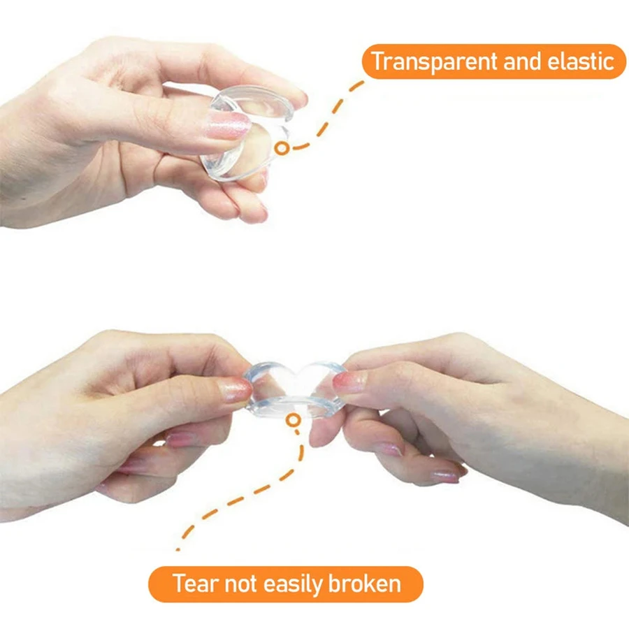 12Pcs Child Baby Safety PVC Protector Table Corner Edge Protection Cover Anticollision Edge & Guards ﻿