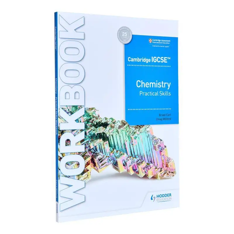 

Cambridge IGCSE Рабочая тетрадь для химии и практических навыков Earl Bryan Hodder Education 9781398310513 Книга