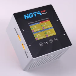 HOTA F6+ F6 PLUS AC 500W DC 1000W 15A zbalansowana ładowarka wielofunkcyjna inteligentna ładowarka do baterii litowych