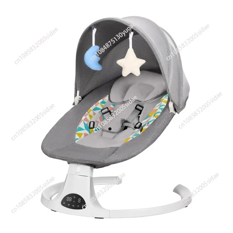 子供用電動ロッキングチェア,赤ちゃん用クレードル,心地よいアーティファクト,屋内新生児,同軸