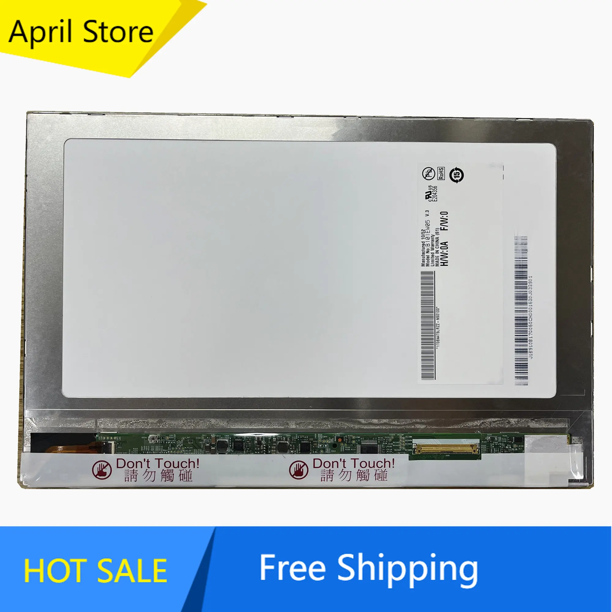 

10.1 inch B101EW05 V.3 fit B101EW05 V.2 V.4 V.7 Laptop LCD Screen 1280*800 LVDS 40 PINS