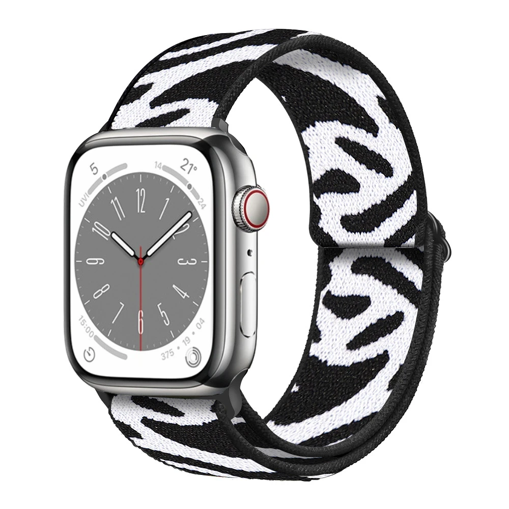 Nylon gevlochten band voor Apple Watch Ultra 3 2 1 49 mm 11 10 9 8 7 45 mm 41 mm Comfortabele aanpassing IWatch 6 5 4 SE3 44 mm 46 mm 42 mm