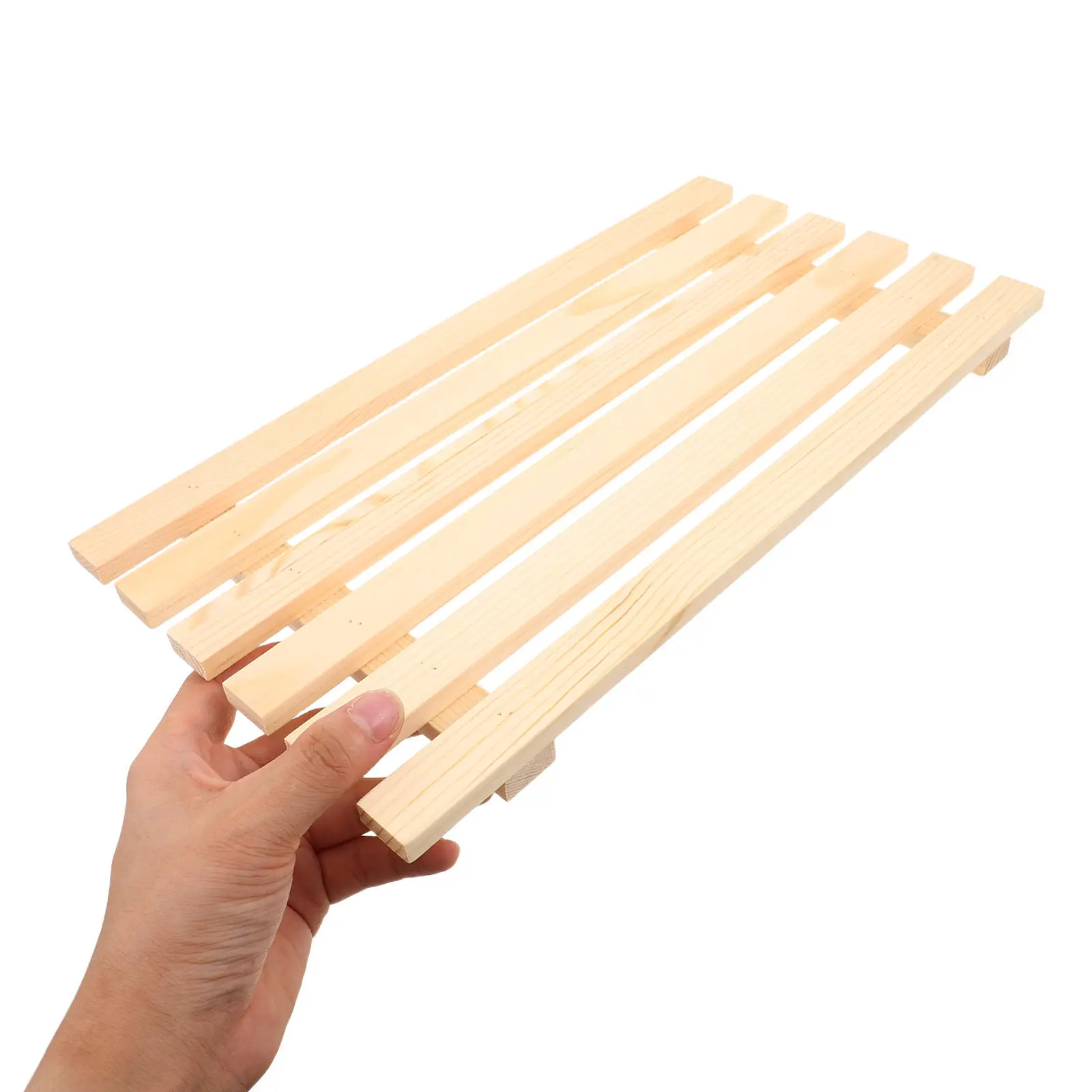 Wooden Mailbox Base Insert Grate 13.78x7 Waterproof Raised Drainage Rack Mail Protection Elevated Mail Tray