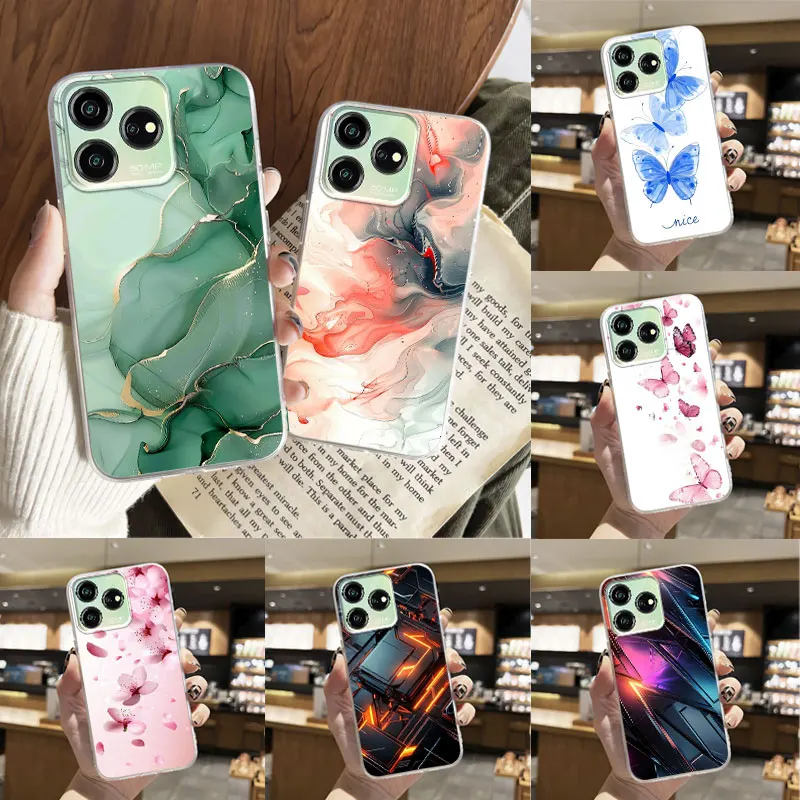 Para zte lâmina v50 design 4g 5g/v50 vita caso capa traseira silicone macio luxo claro à prova de choque caso telefone zte v50 inteligente funda