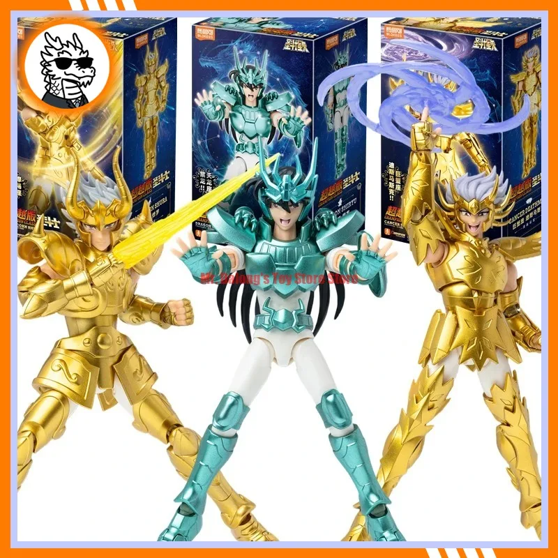 

Оригинальные фигурки BLOKEES Gold Saint Seiya: DRAGON SHIRYU, CAPRICORN SHURA, CANCER DEATHMASK, CHAMPION CLASS — Аниме-игрушки, подарок