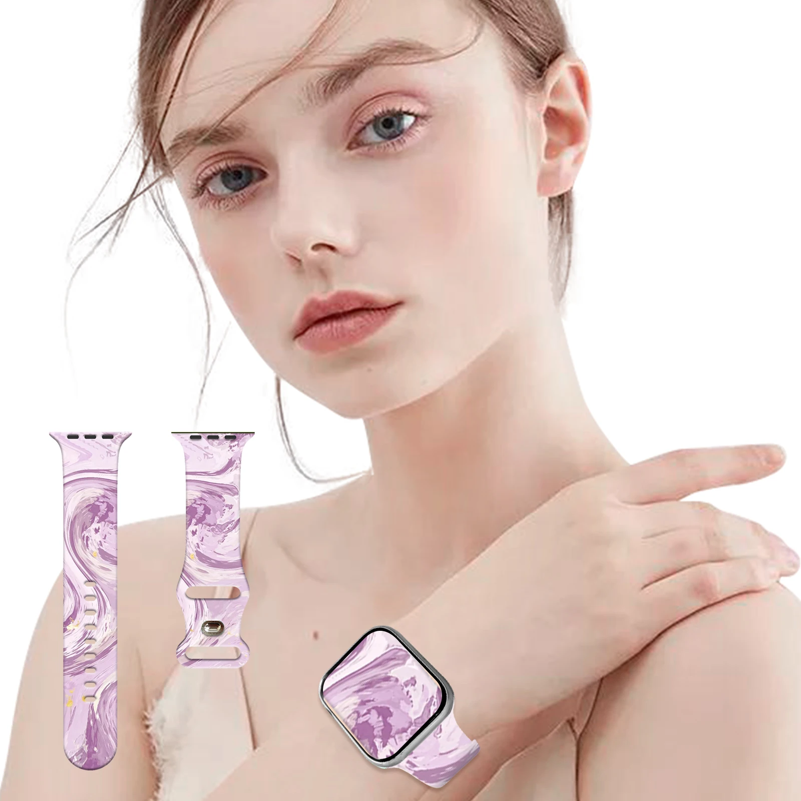 Cinturino stampato a bolle estive per Apple Watch 11 10 9 8 Cinturino sostituibile per cinturino iWatch 42mm 41mm 40mm 38mm