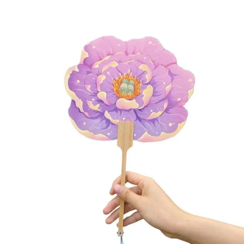 

Ретро стиль пион цветок ручной веер Lasrge клубный декор для вечеринки реквизит танцевальный веер красный/желтый/зеленый лепестки Янко сценический веер