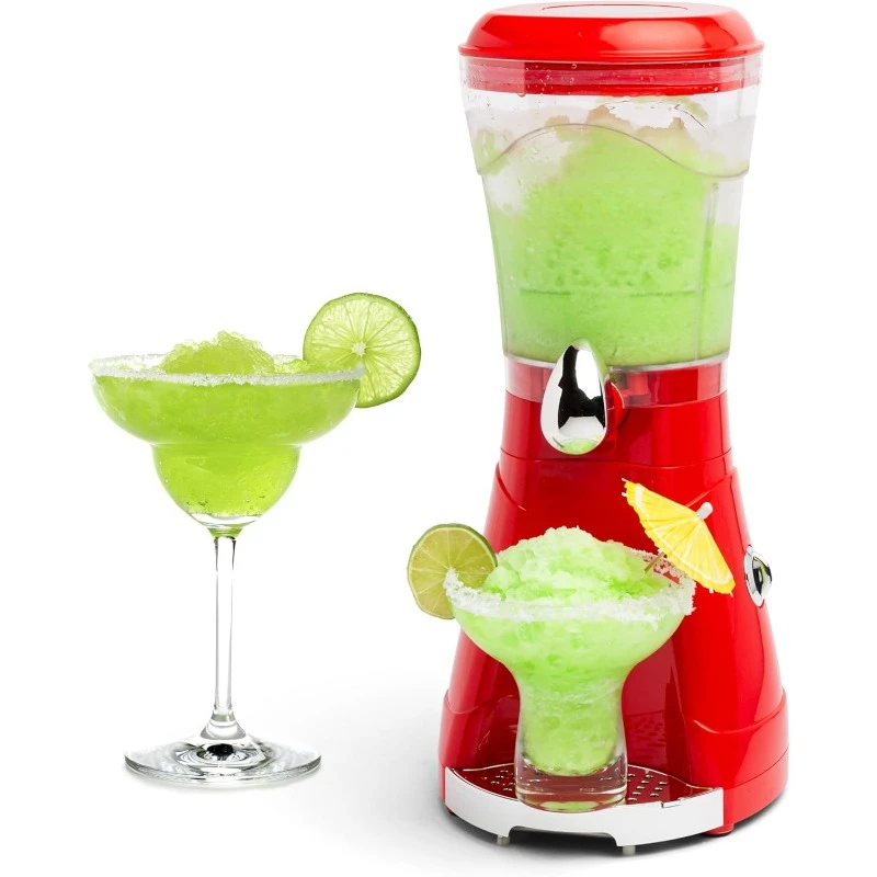 Margarita Machine - Blender for Smoothies, Margaritas, Daiquiris, and Slushies - Red - 64-Ounce