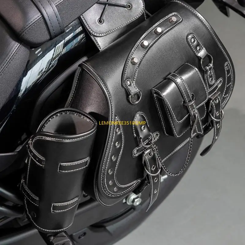 

M68B 1 Pair Motorcycle Tool Bag Luggage Storage Bag Saddlebag Waterproof Over Saddlebag Side Bag Motorbike Accessory
