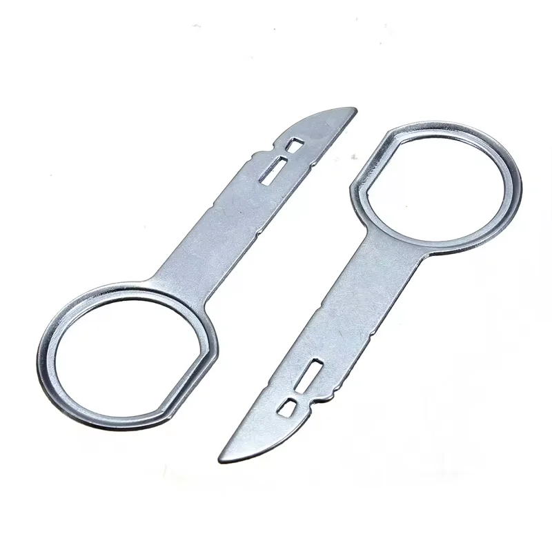 4pcs Car Radio CD Stereo Removal Needle Release Tool Disassembly Pin Repair Tool Extraction Key for Ford Benz image 5