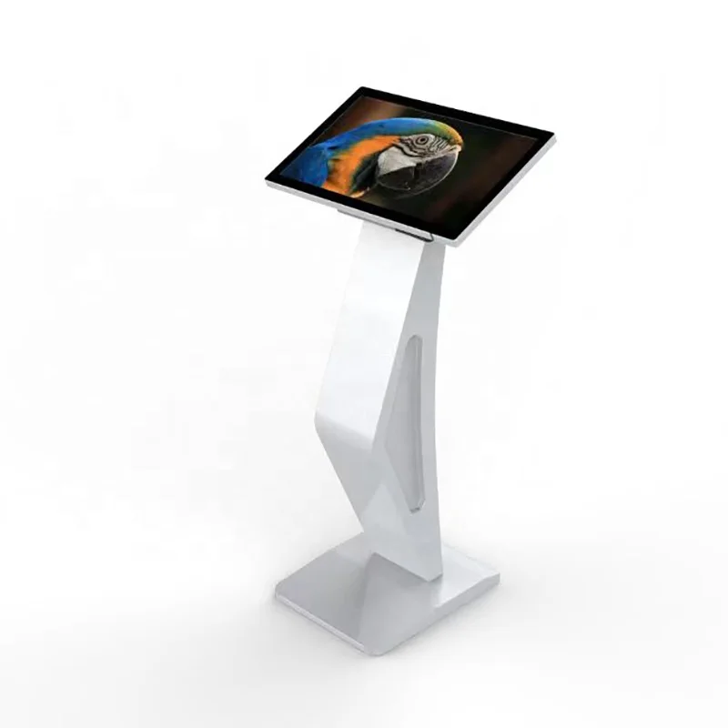 21.5 Inch Interactive LCD Display Monitor Touch Screen K/S/T Shaped Kiosk Information Kiosk Help Desk Kiosk Bank