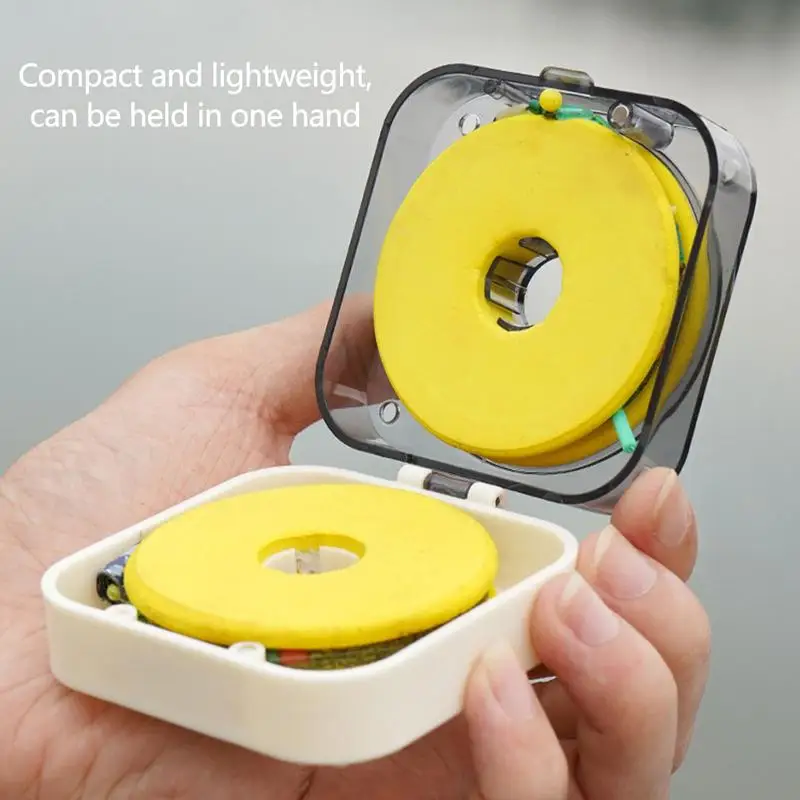 Fishing Lines Organizer Fishing Coil Storage Box Two-axis Magnetic Wire Box 6cm Main Spool Fishing Line Box Fishing Accessories