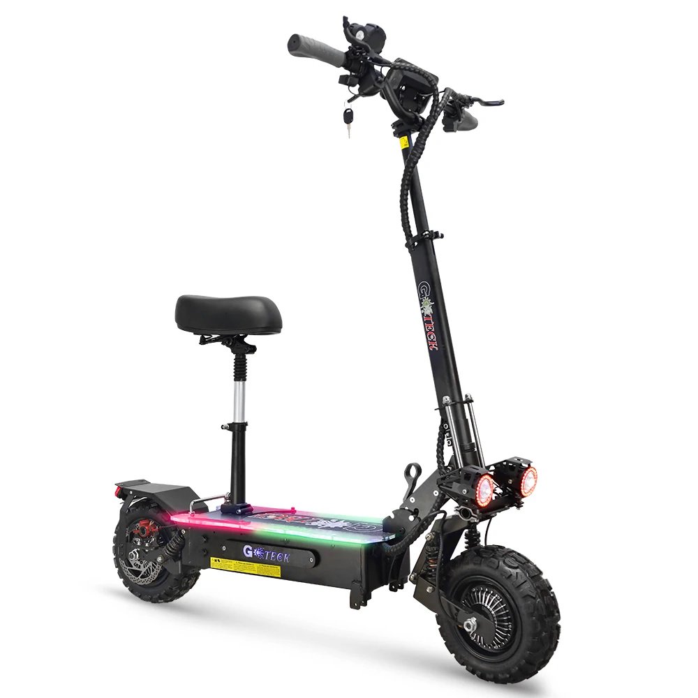 STLF 유럽/미국 창고 고속 모터 80KM/H 60V 5600w 11인치 오프로드 진공 타이어 접이식 도시 산악 성인용 전기 스쿠터