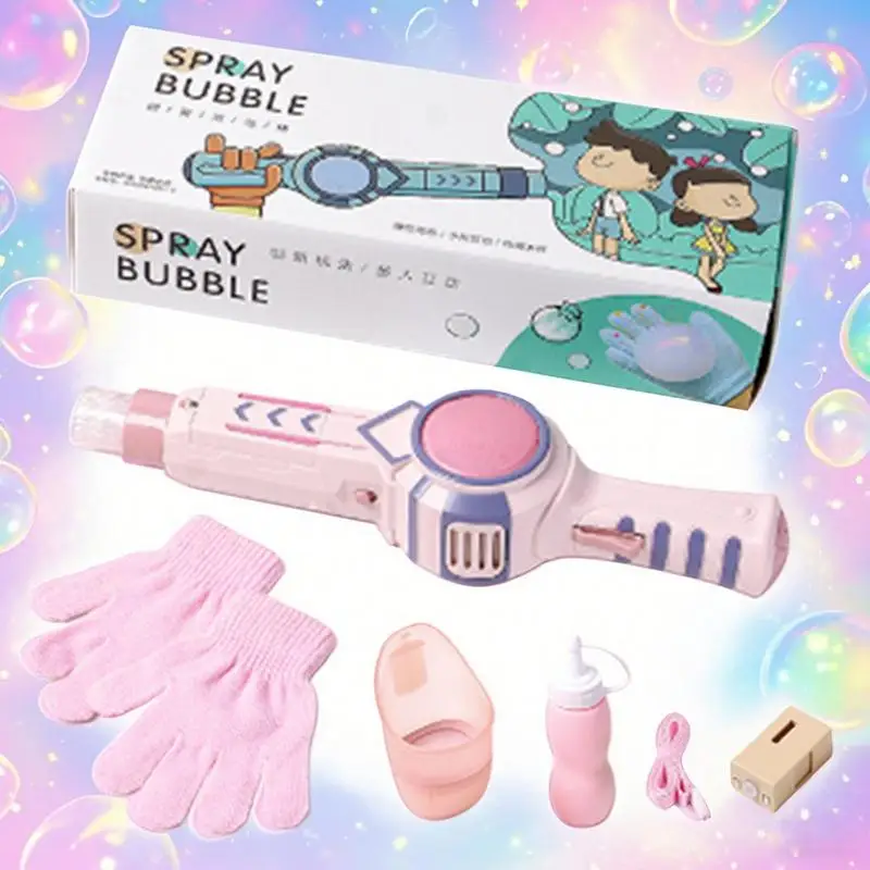 صانع الفقاعات آلة فقاعات الضباب ألعاب تفاعلية مع الضوء والصوت ألعاب داخلية وخارجية لجمع الشاطئ في حديقة أعياد الميلاد