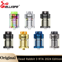 Original Hellvape Dead Rabbit 3 RTA 2024 Edition Tank 3.5/5.5ml Dal Coil 810 Drip Tip 0.37ohm Ni80 Honeycomb Airflow E Cigarette