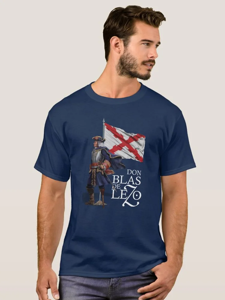 Spanish Legendary Hero Don Blas De Lezo T Shirt. New 100% Cotton Short Sleeve O-Neck T-shirt Casual Mens Top