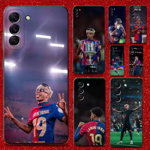 L-Lamine Yamal Phone Case For Samsung Galaxy A13,A21s,A22,A31,A32,A52,A53,A71,A80,Soft Black Shell