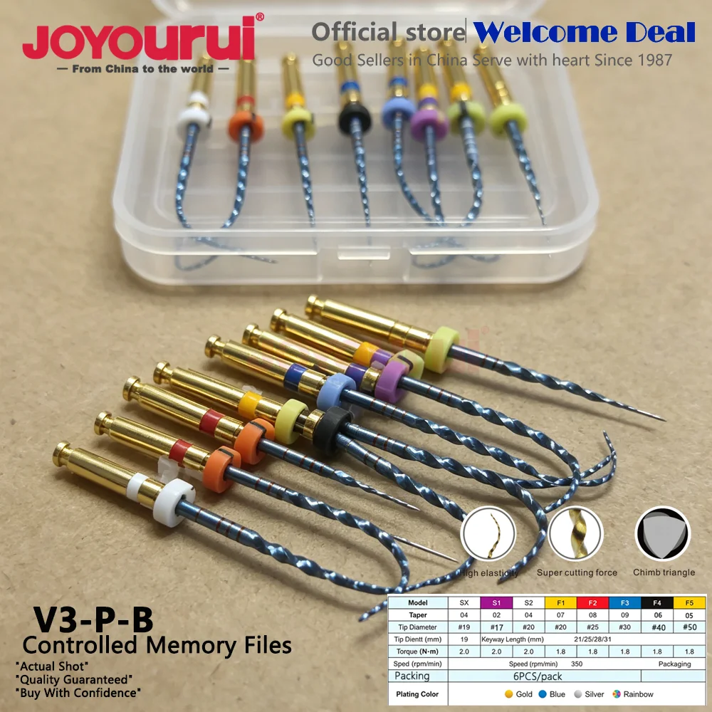 Dental SX-F3 F5 Blue Files Nitinol Rotary Universal Engine Endodontic Anti-Fatigue Constant Needle Dentistry Root Canal Material