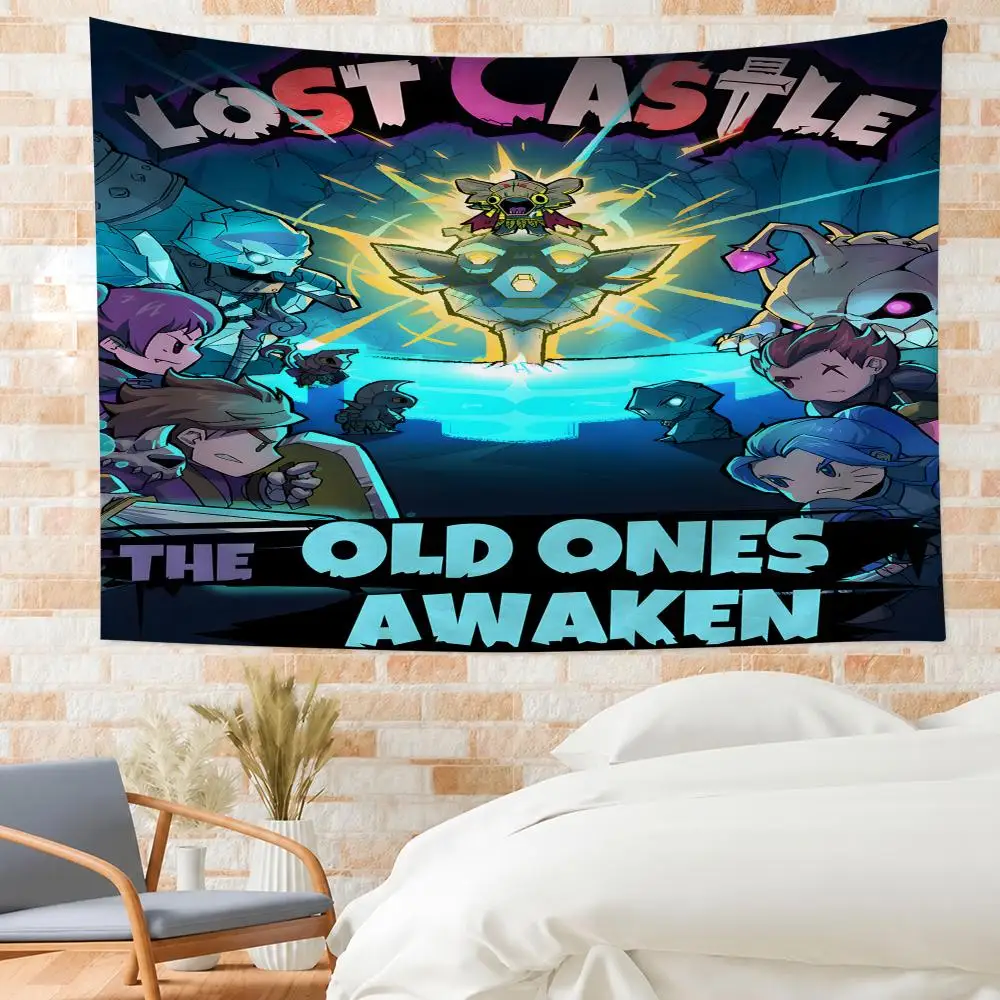 Lost Castle Tapestry Outdoor Parties Bedrooms Living Rooms Dorm Rooms Wall Decor Banners Gifts