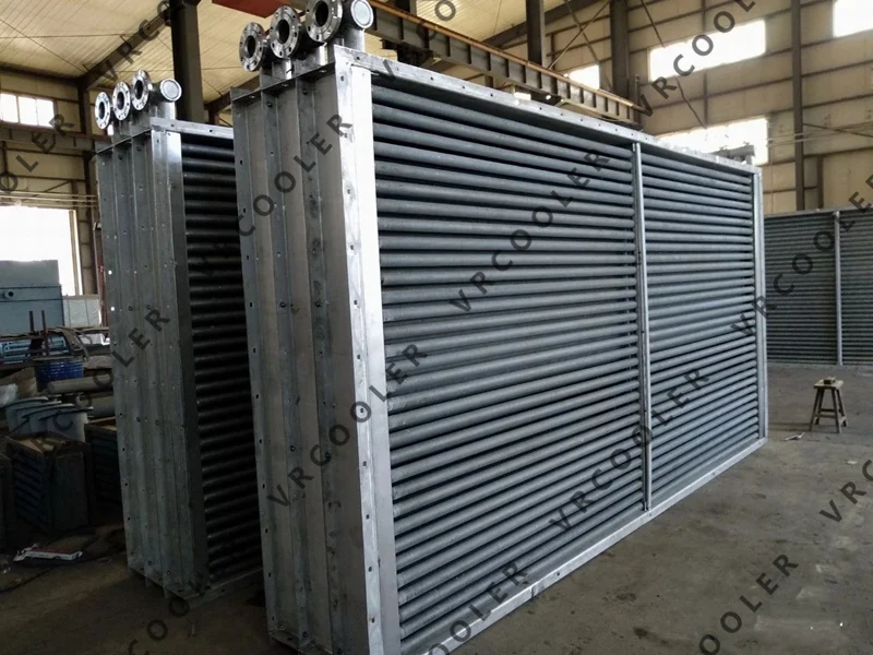 Stainless Steel Finned Radiator for Water Cooled Electric Motor Marine Salt Spray Resistant