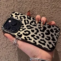 Luxury Leopard Case For Infinix Hot 30 30i 30Play NFC Hot 40 Pro 40i 9 10 11Play 10S 10Lite 10T Cases Protect Shockproof Cover