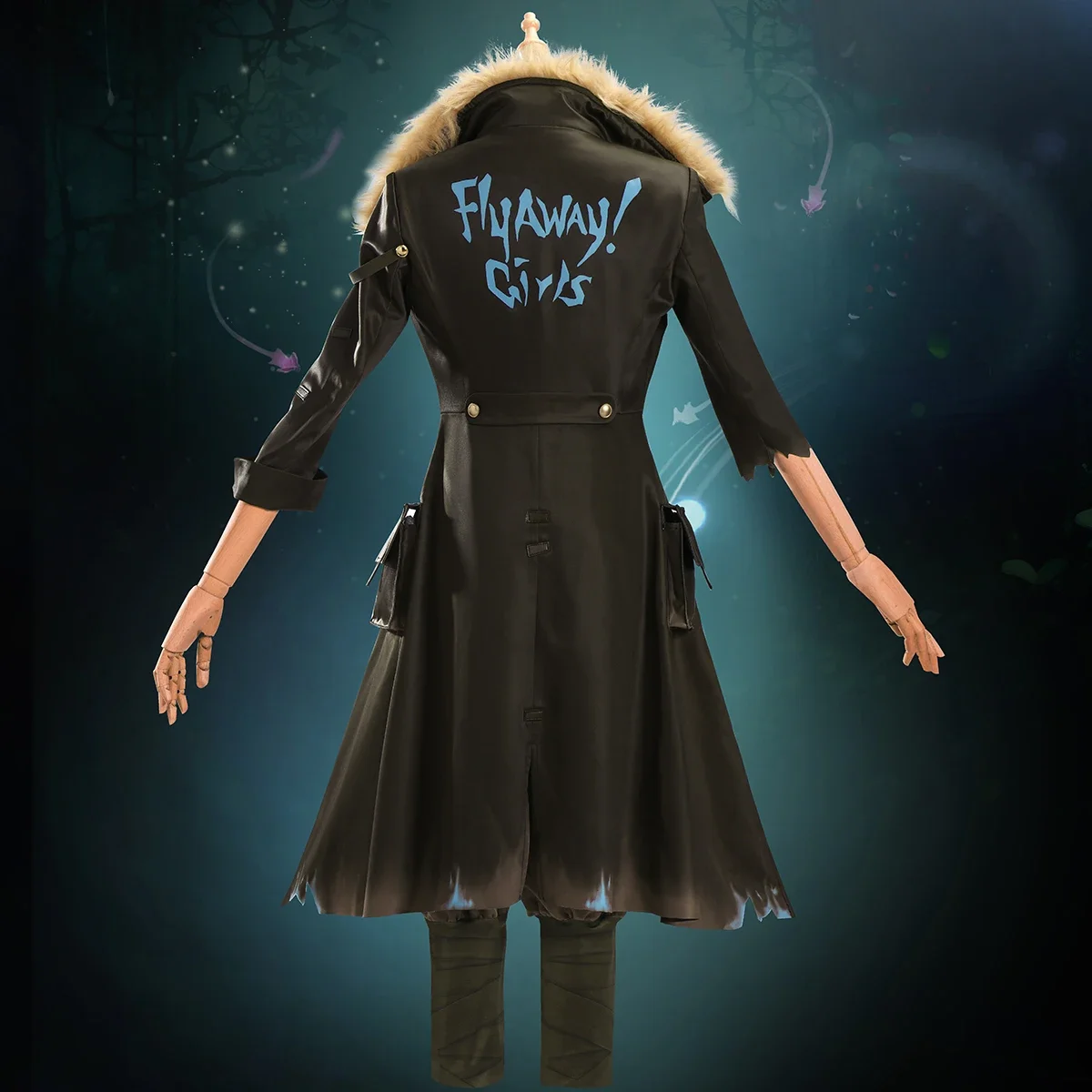 Game IdentityV Cheerleader-Fluorite Cosplay Costume Halloween Outfits Women Clothing PUNK