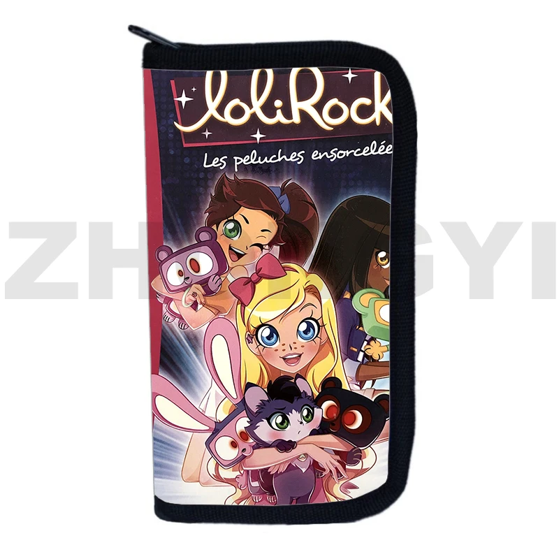 Cartoon Lolirock Wallets Teenager Money Purse and Handbags Organizer Bag 3D Anime Purses LoliRockstar Wallets Coin Purse Women