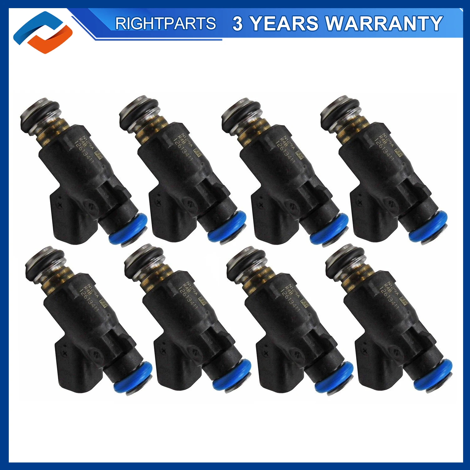 8PCS 12613411 Fuel Injectors For Chevrolet Suburban Silverado Tahoe GMC Yukon M1407 67668 217-3411 FJ10735 FJ1061 2173411