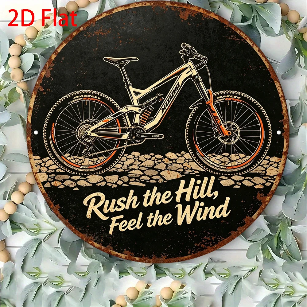 2D平面デザインの「マウンテンバイク」レトロロゴ装飾画（7. - Mountain Biking Logo のレビューと価格